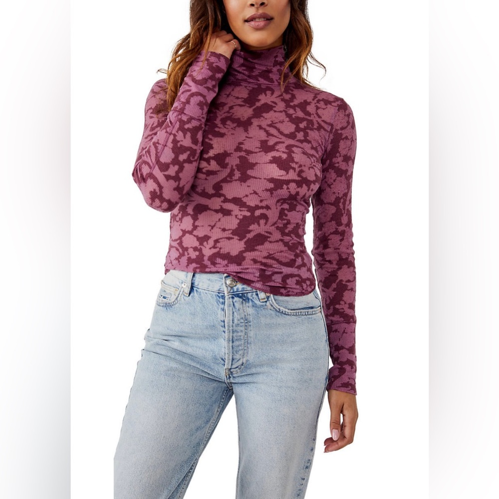 FREE PEOPLE
You And I Print Ribbed Top